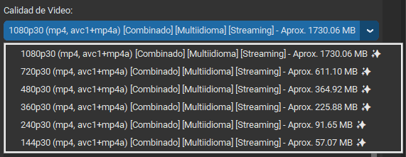Captura de Calidades y Etiquetas